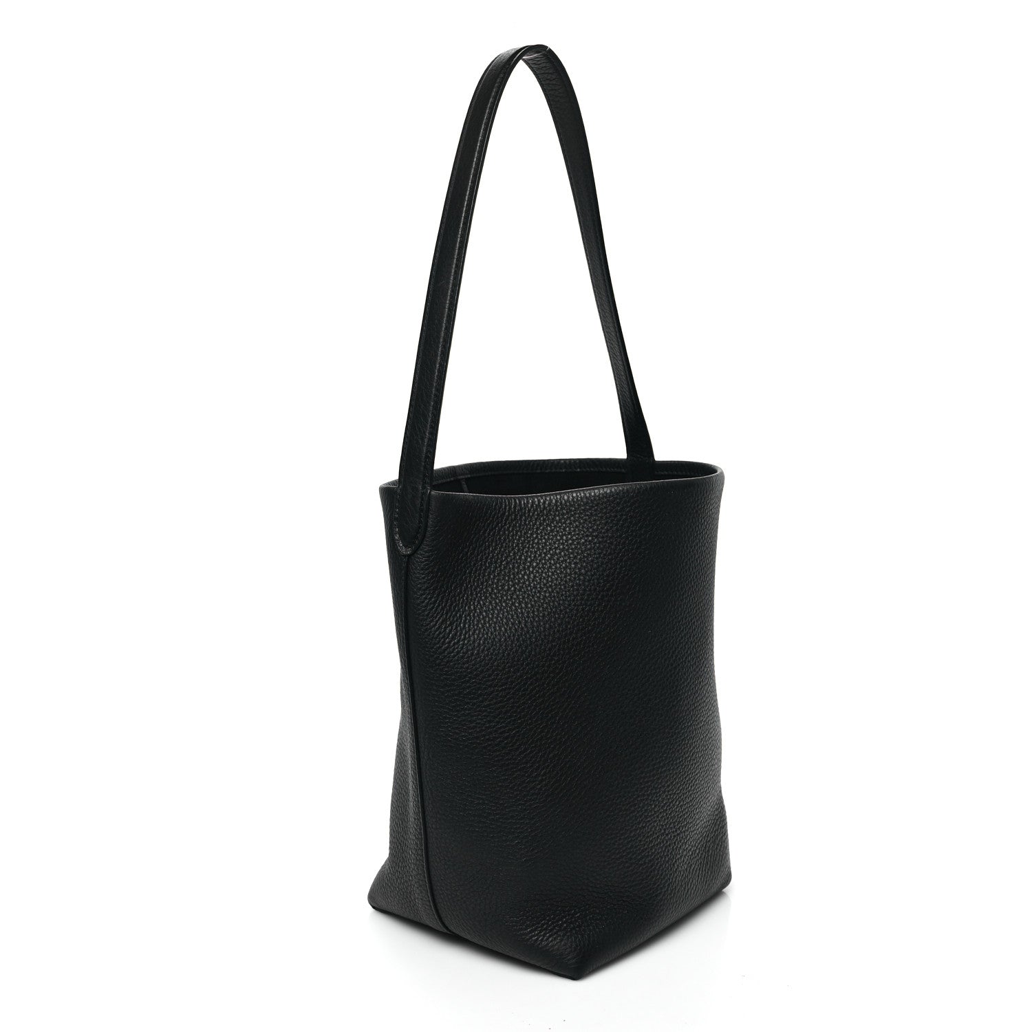 The Row Grained Calfskin Medium N/S Park Tote Black 3 of 11