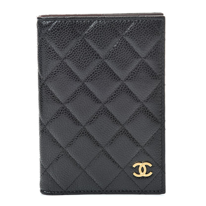 Chanel Caviar Quilted Passport Holder Black 1 of 7