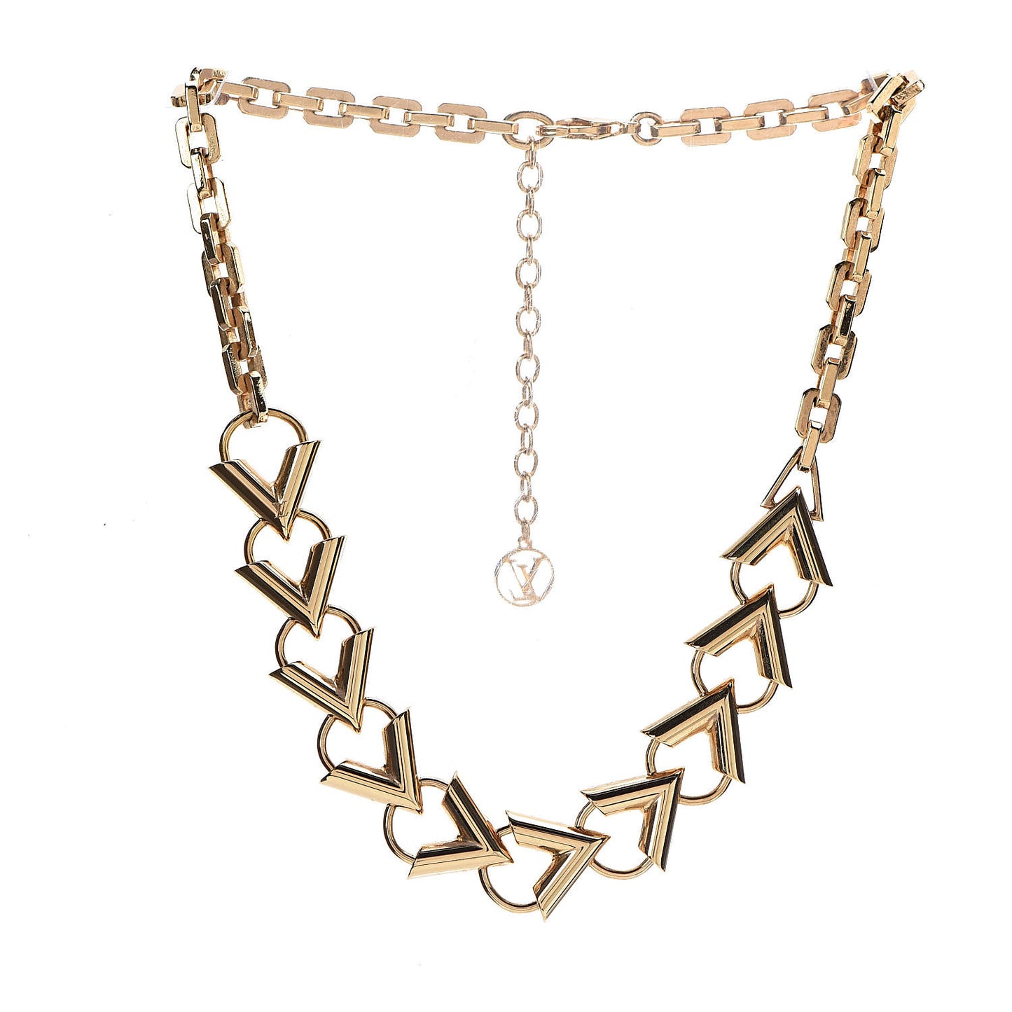 LVision Chain Necklace Gold