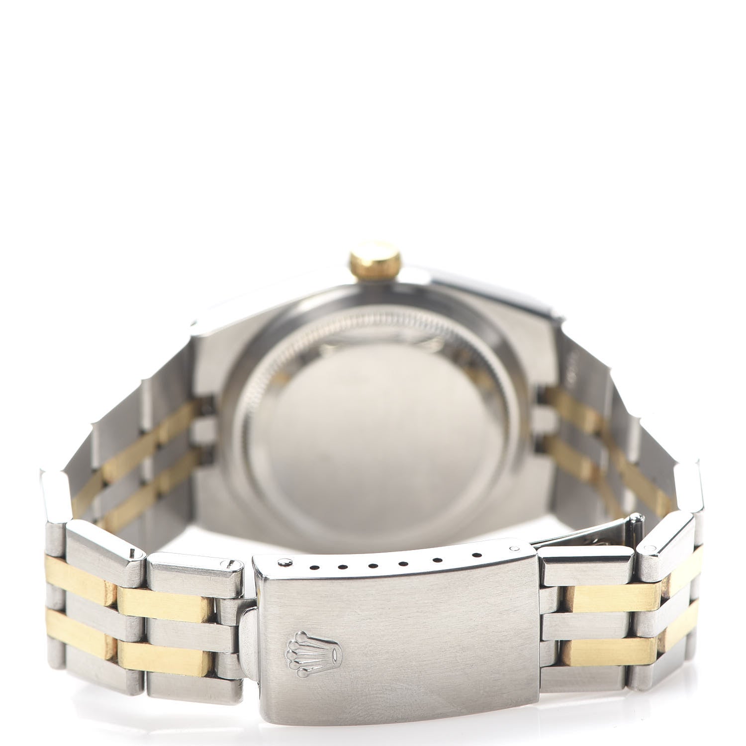 Rolex Stainless Steel 18K Yellow Gold 36mm Oysterquartz Datejust Watch Champagne 17013 4 of 6