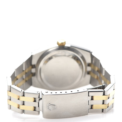 Rolex Stainless Steel 18K Yellow Gold 36mm Oysterquartz Datejust Watch Champagne 17013 4 of 6