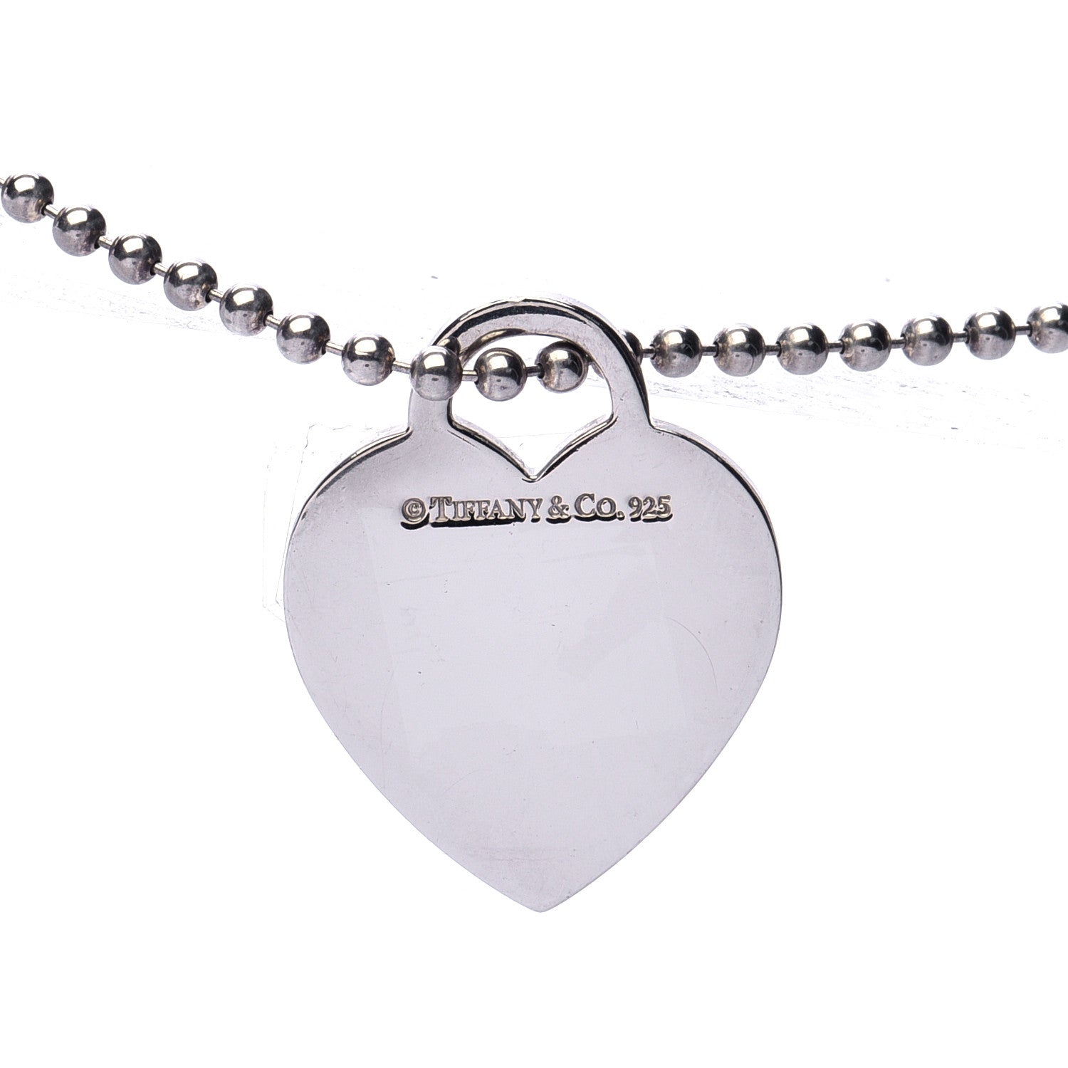 Tiffany Sterling Silver Long Return to Tiffany Heart Pendant Necklace 4 of 6