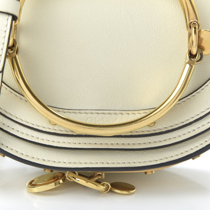 Chloe Calfskin Small Nile Bracelet Minaudiere Bag Off White 9 of 9