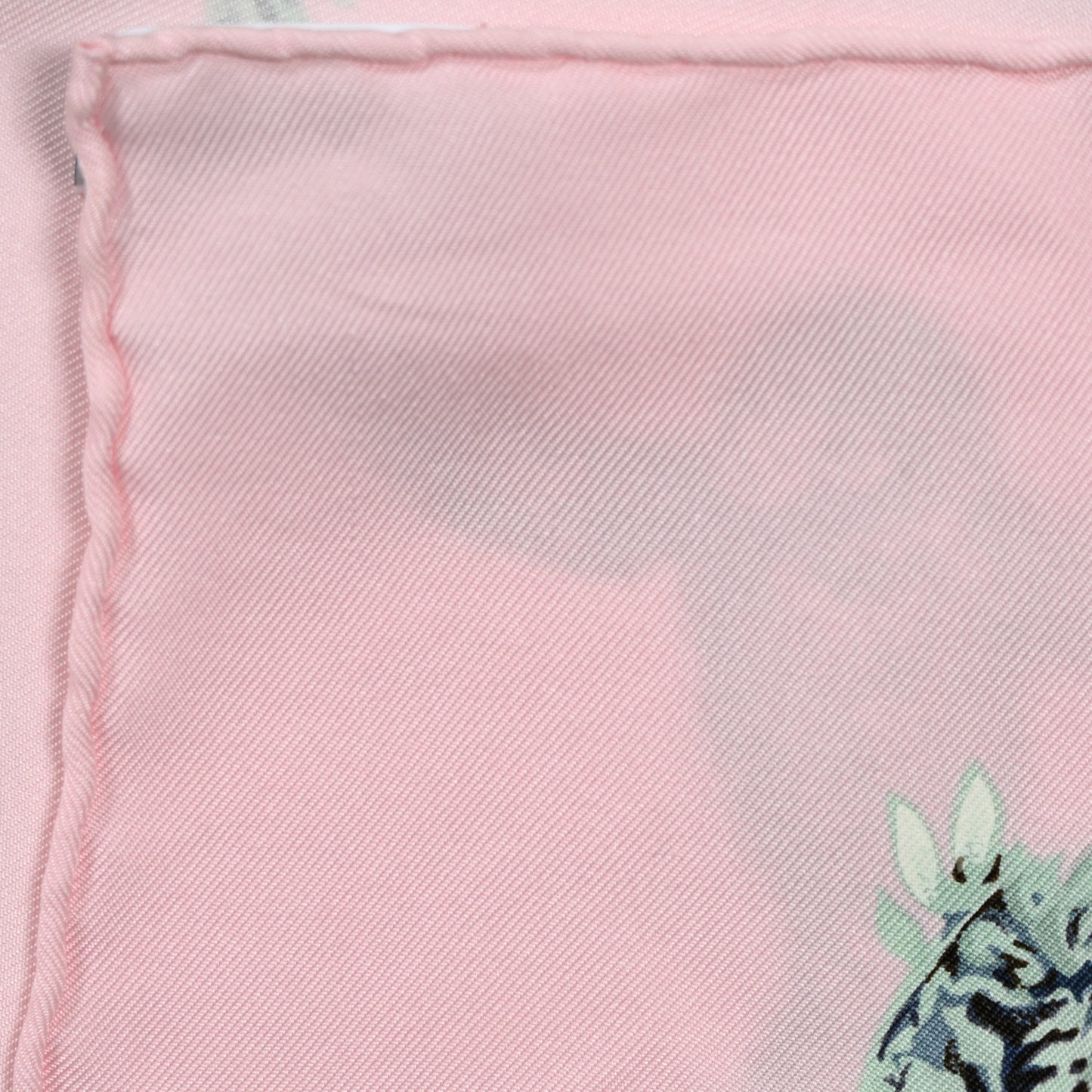 Silk Equateur Scarf 90 Rose Pale