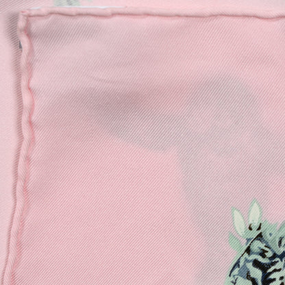 Hermes Silk Equateur Scarf 90 Rose Pale 6 of 6