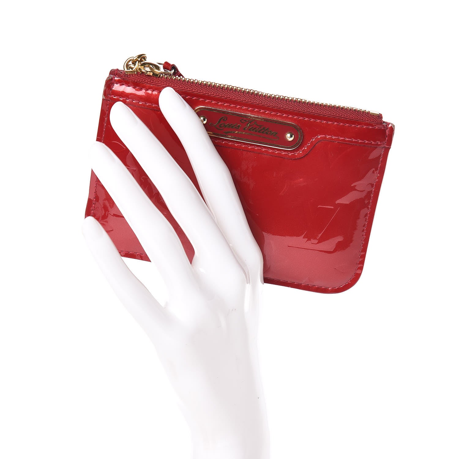 Louis Vuitton Vernis Key Pouch Pomme D'Amour 2 of 12