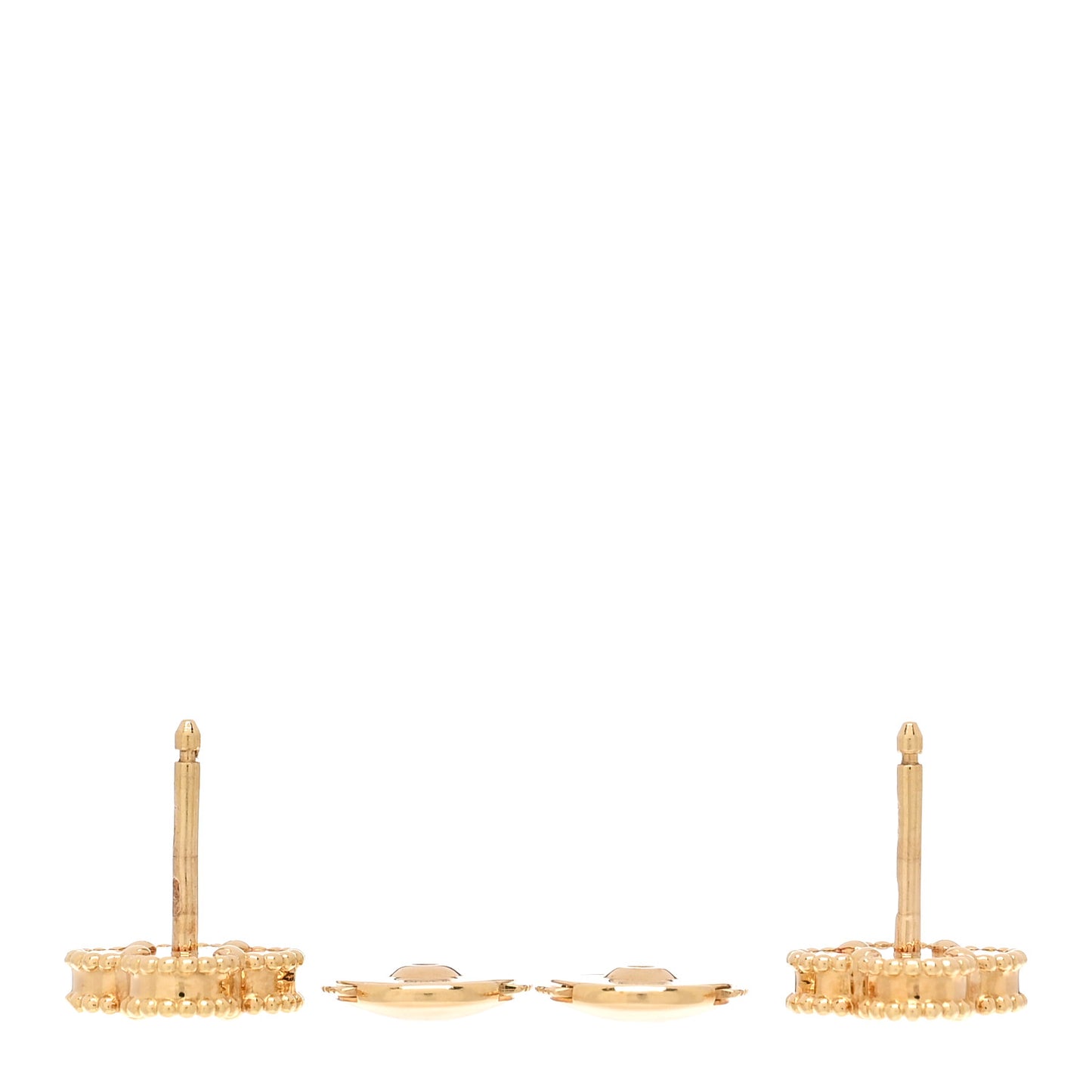 18K Yellow Gold Mother of Pearl Sweet Alhambra Earrings