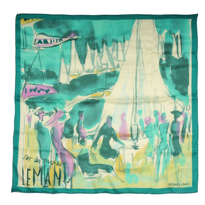 Hermes Silk Sur Les Rives Du Leman Scarf 70 2 of 5