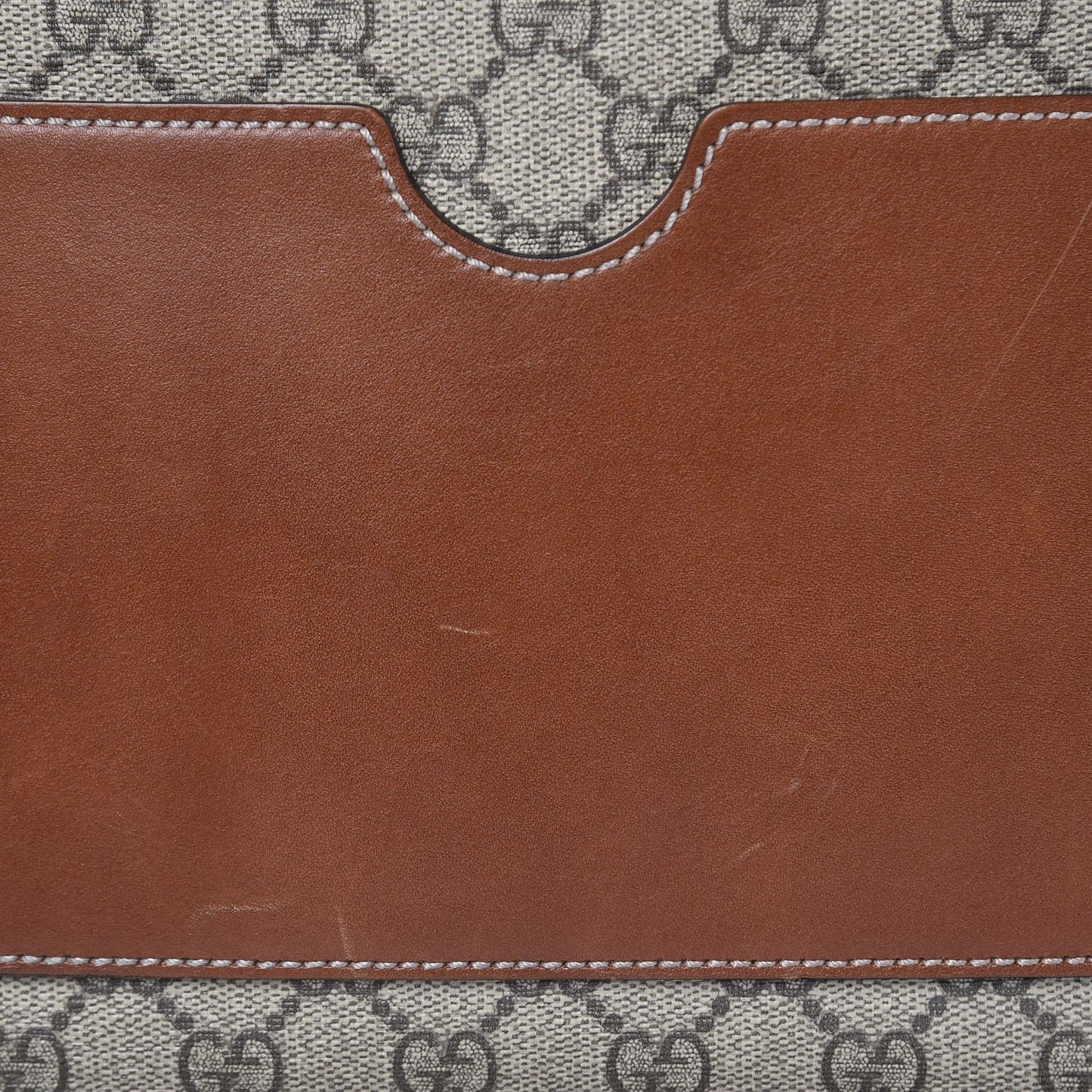 GG Supreme Monogram Linea A Hobo Brown