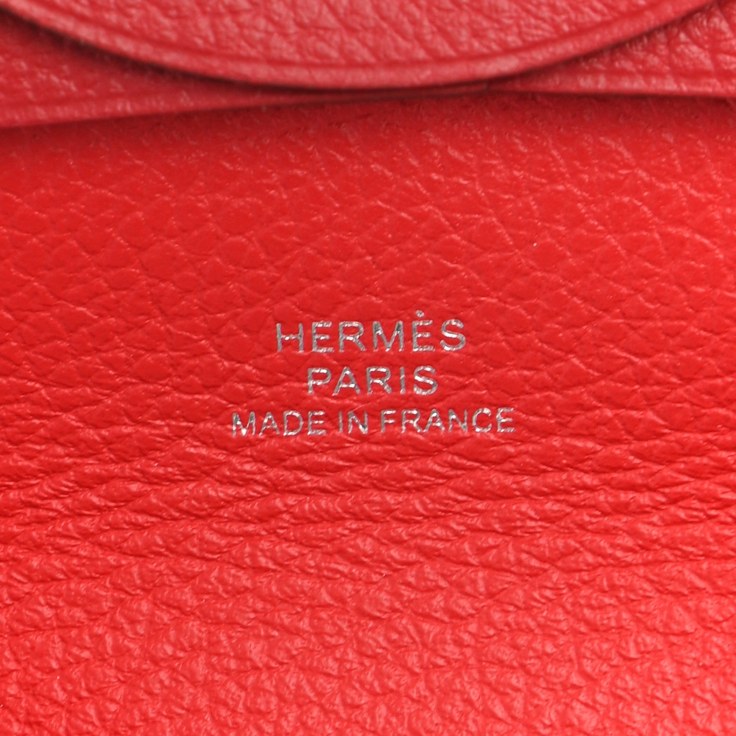 Hermes Evercolor Bastia Coin Purse Rouge De Coeur 6 of 6