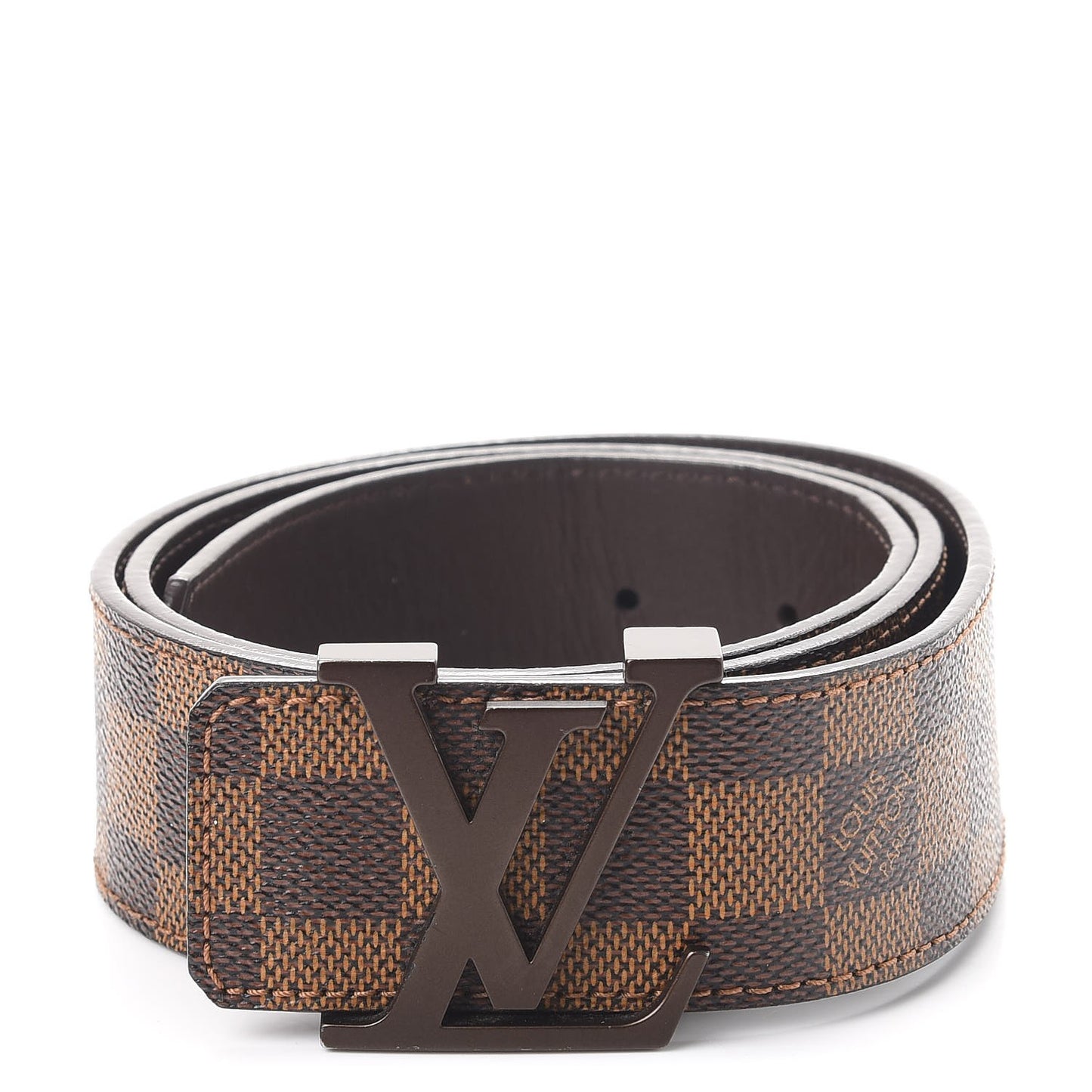 Damier Ebene 40mm LV Initiales Belt 85 34