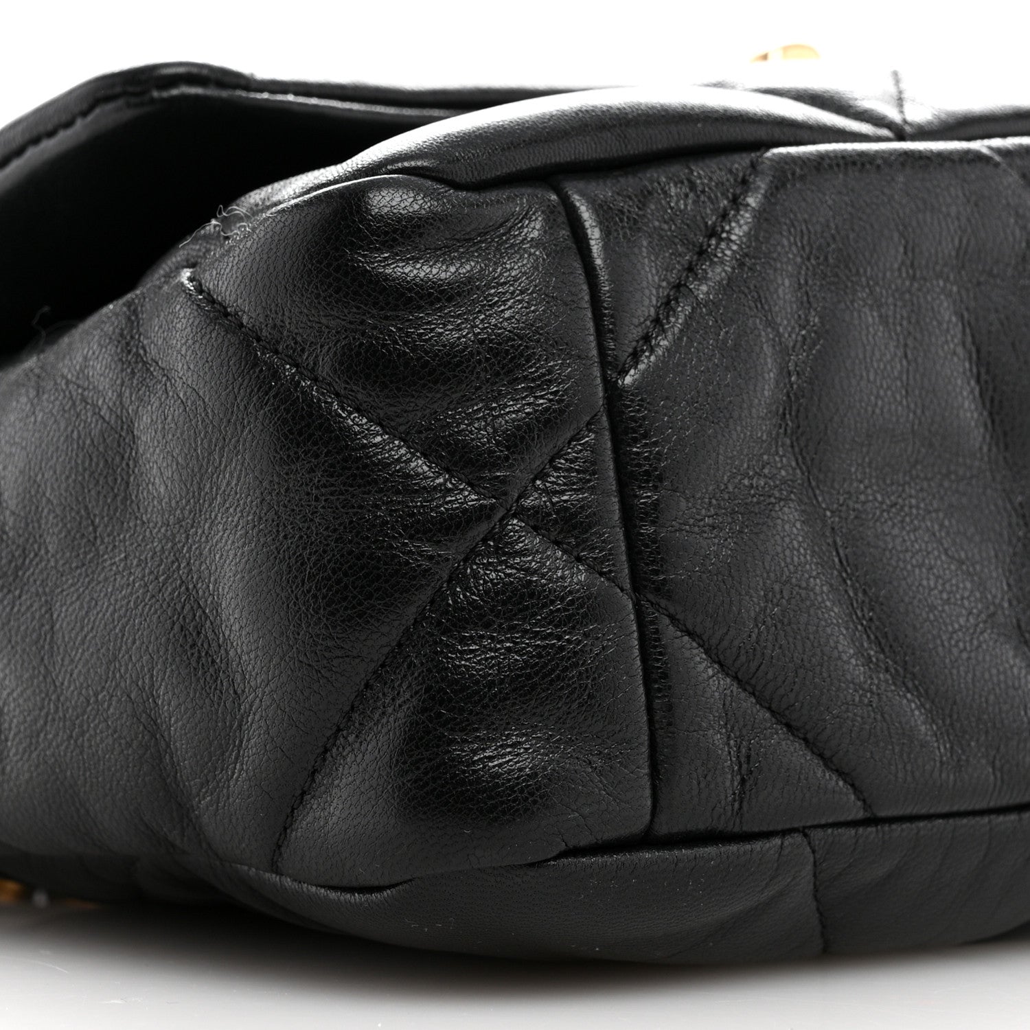 Chanel Lambskin Quilted Medium Chanel 19 Flap Black 9 of 11