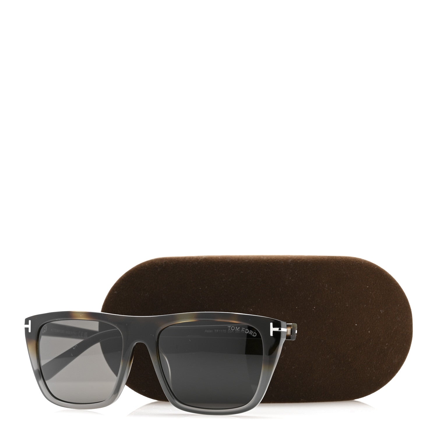 Tom Ford Acetate Aslan Sunglasses TF1175 Grey Havana 1853155
