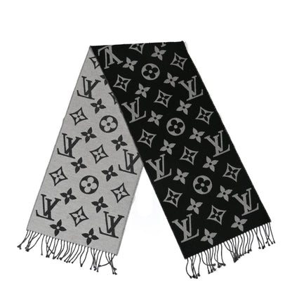 Louis Vuitton Wool Simply LV Scarf Black 2 of 4