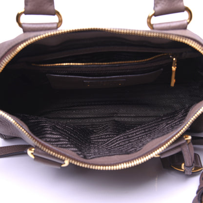 Prada Vitello Daino Shopping Satchel Argilla 5 of 14