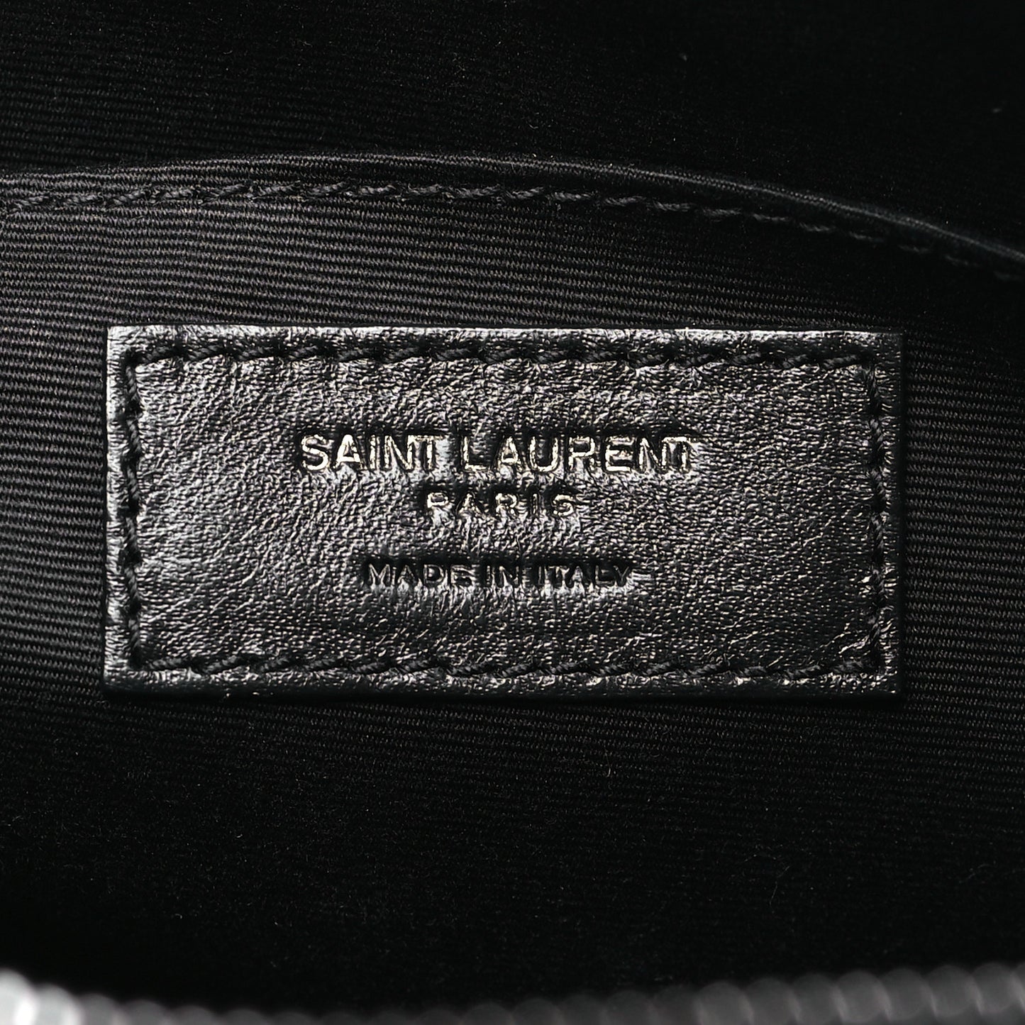 Calfskin Matelasse Monogram Lou Camera Bag Black