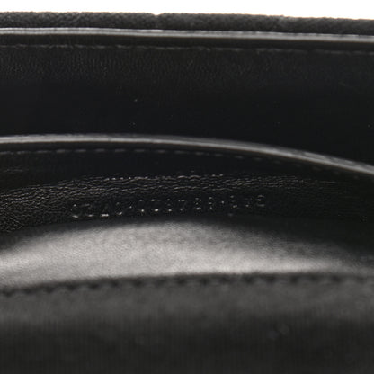 Saint Laurent Jersey Wool Patchwork Monogram Medium Jamie Baguette Black 7 of 11