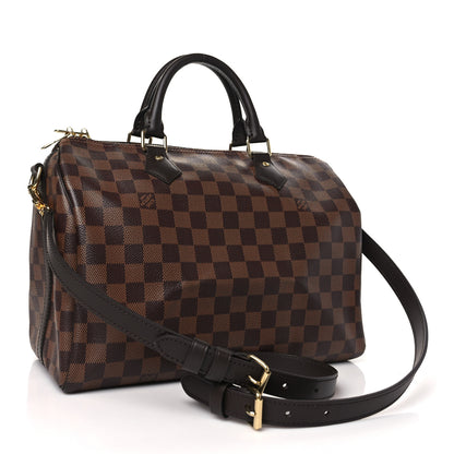 Louis Vuitton Damier Ebene Speedy Bandouliere 30 3 of 10