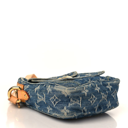 Louis Vuitton Denim Camera Bag Blue 4 of 8