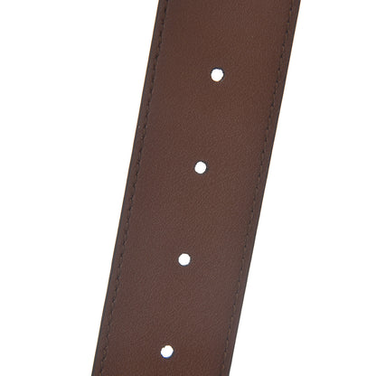 Gucci Calfskin Interlocking G 37mm Belt 85 34 Nut Brown 5 of 7