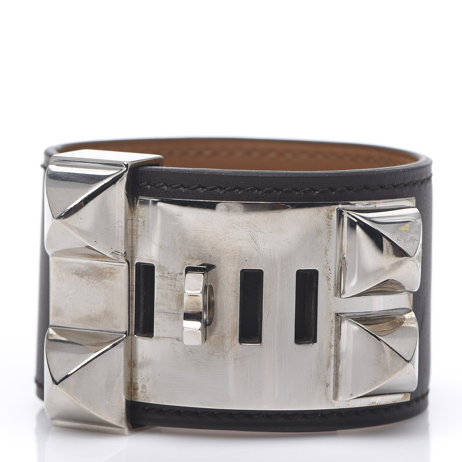 Hermes Swift Collier de Chien CDC Bracelet XS Chocolate 2 of 3
