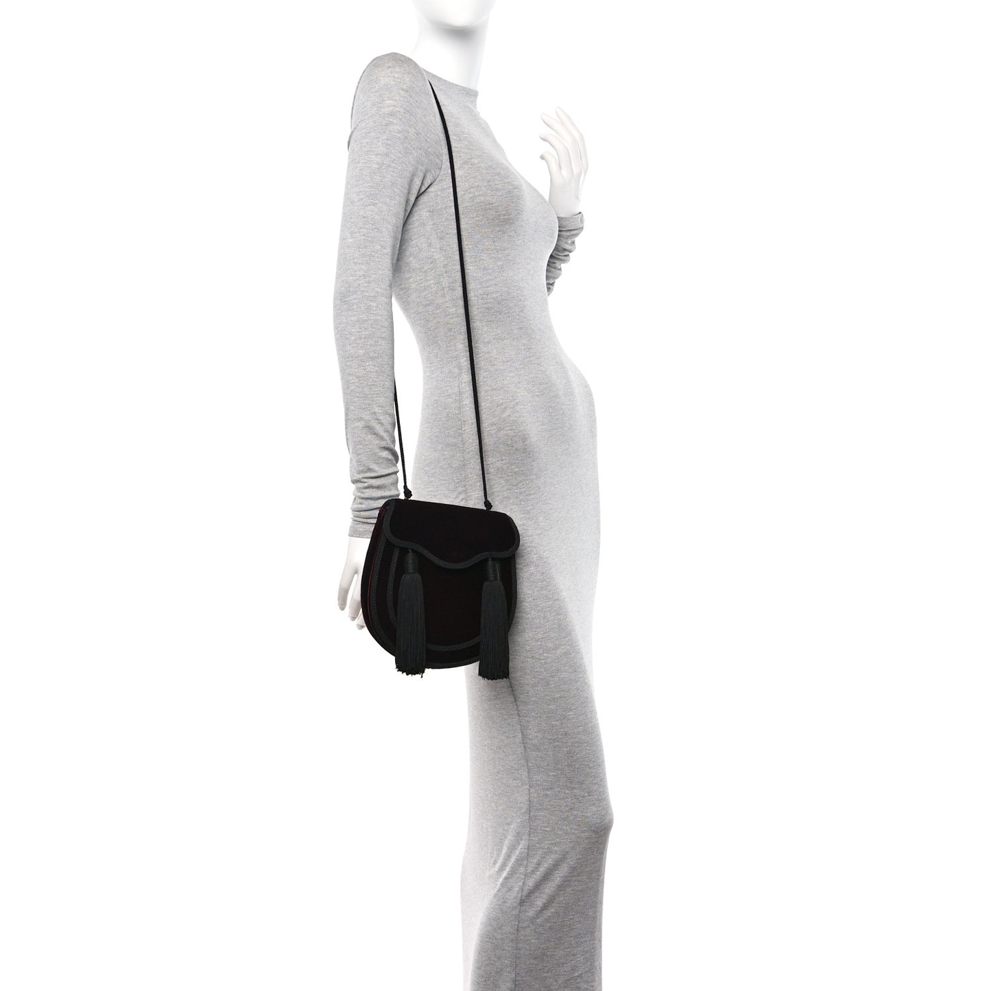 Velvet Opium 2 Crossbody Bag Bordeaux Black