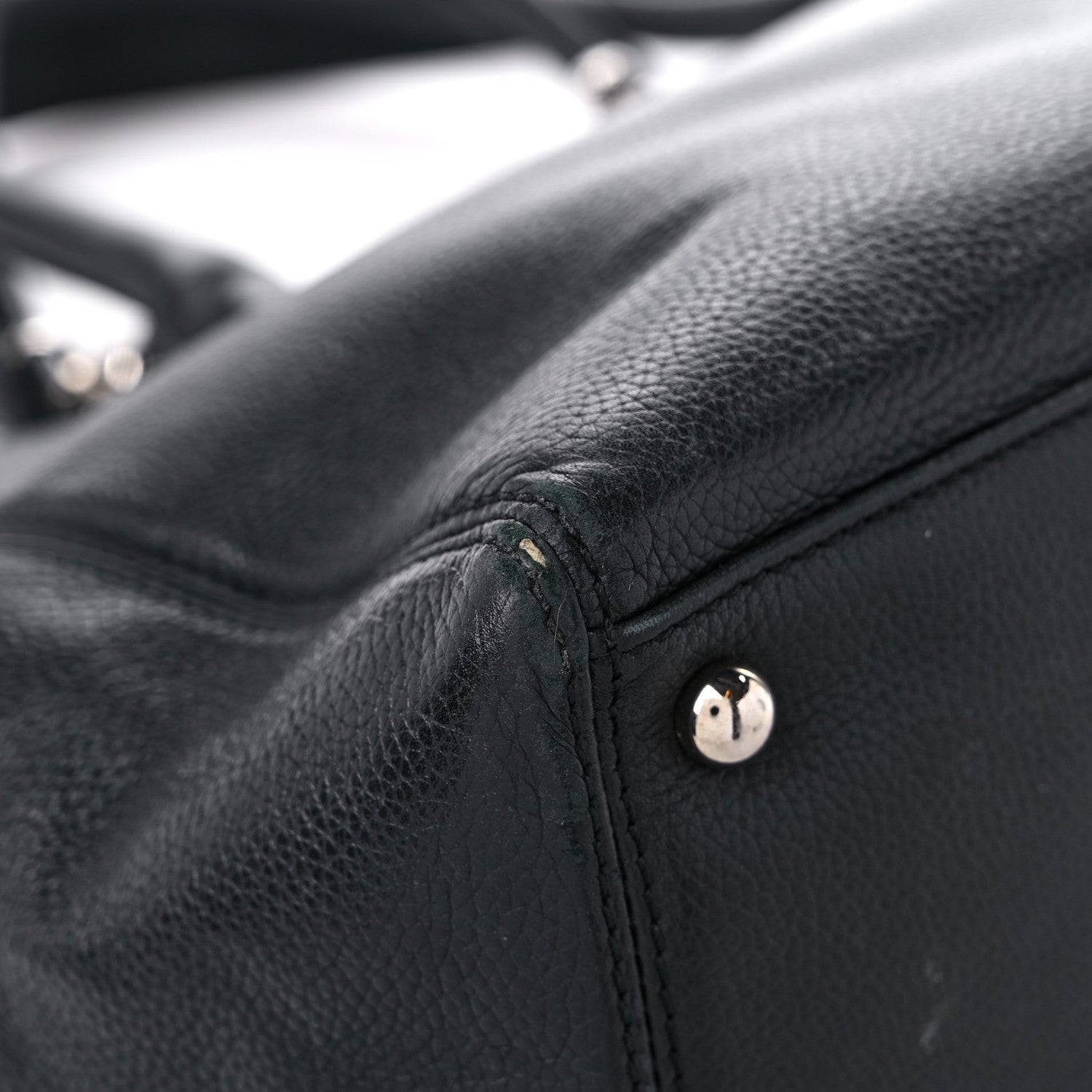 Chanel Calfskin Cerf Executive Shopper Tote Black 9 of 24