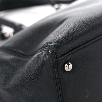 Chanel Calfskin Cerf Executive Shopper Tote Black 9 of 24