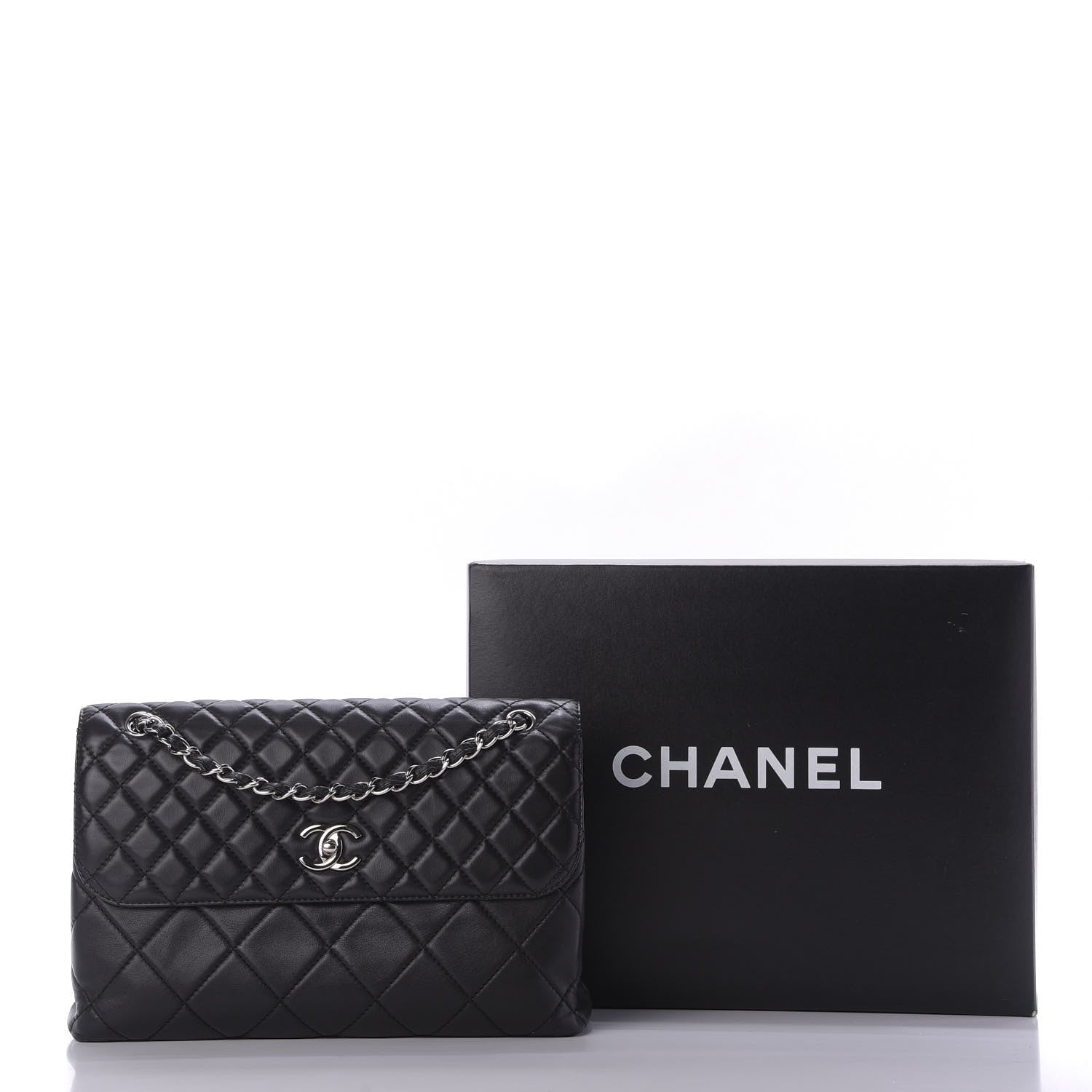 Chanel Calfskin Quilted In The Business Flap Bag Black 10 of 10