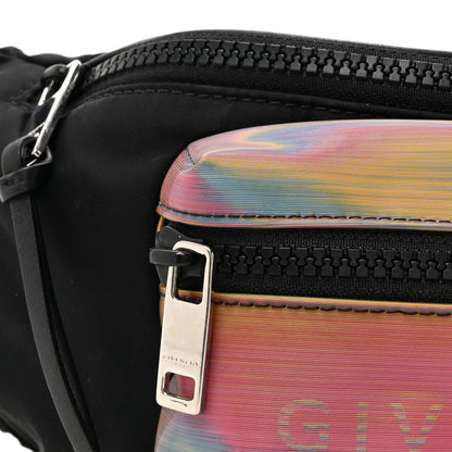 Givenchy Nylon Rainbow Hologram Belt Bag Black 7 of 10