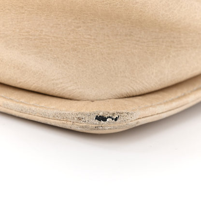 Chanel Glazed Calfskin Quilted Large Boy Flap Beige 14 of 19
