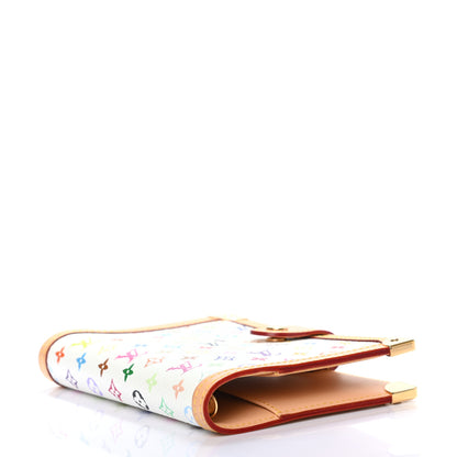 Louis Vuitton Monogram Multicolor Small Ring Agenda Cover White 4 of 6