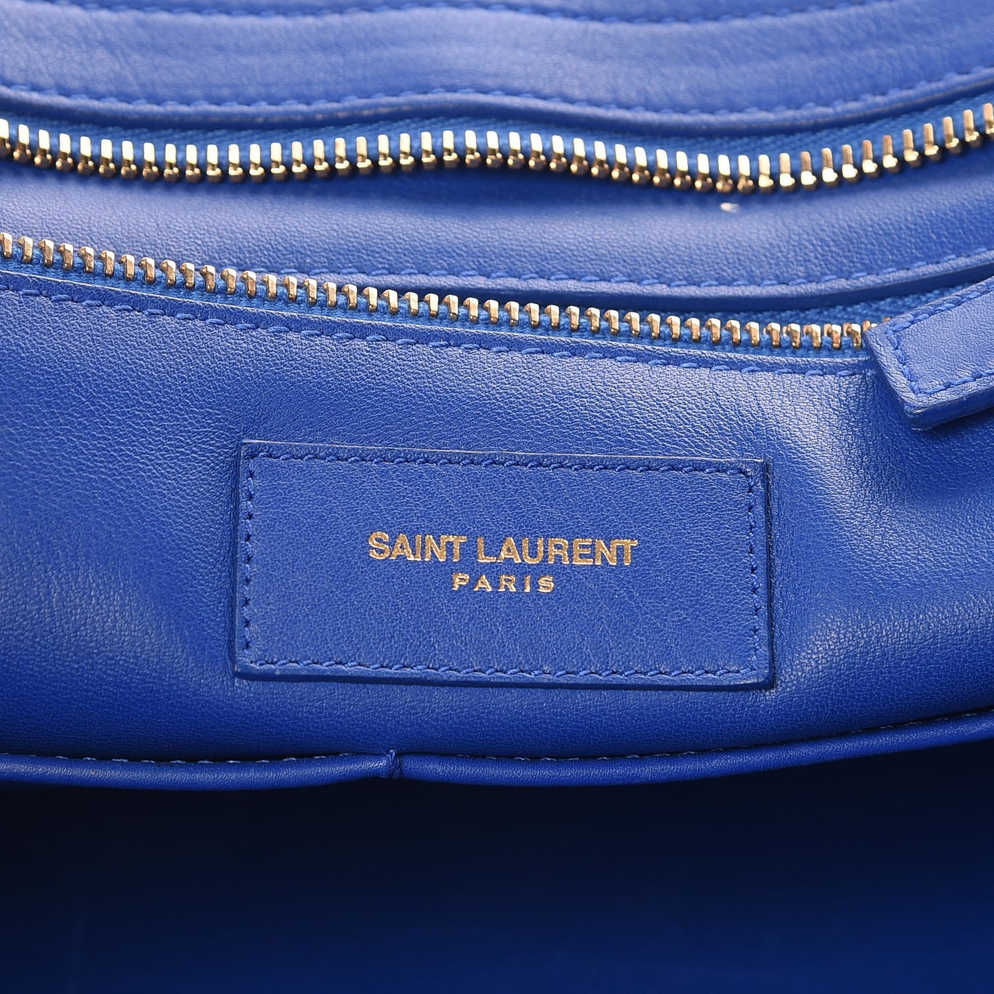 Calfskin Medium Classic Y Cabas Royal Blue