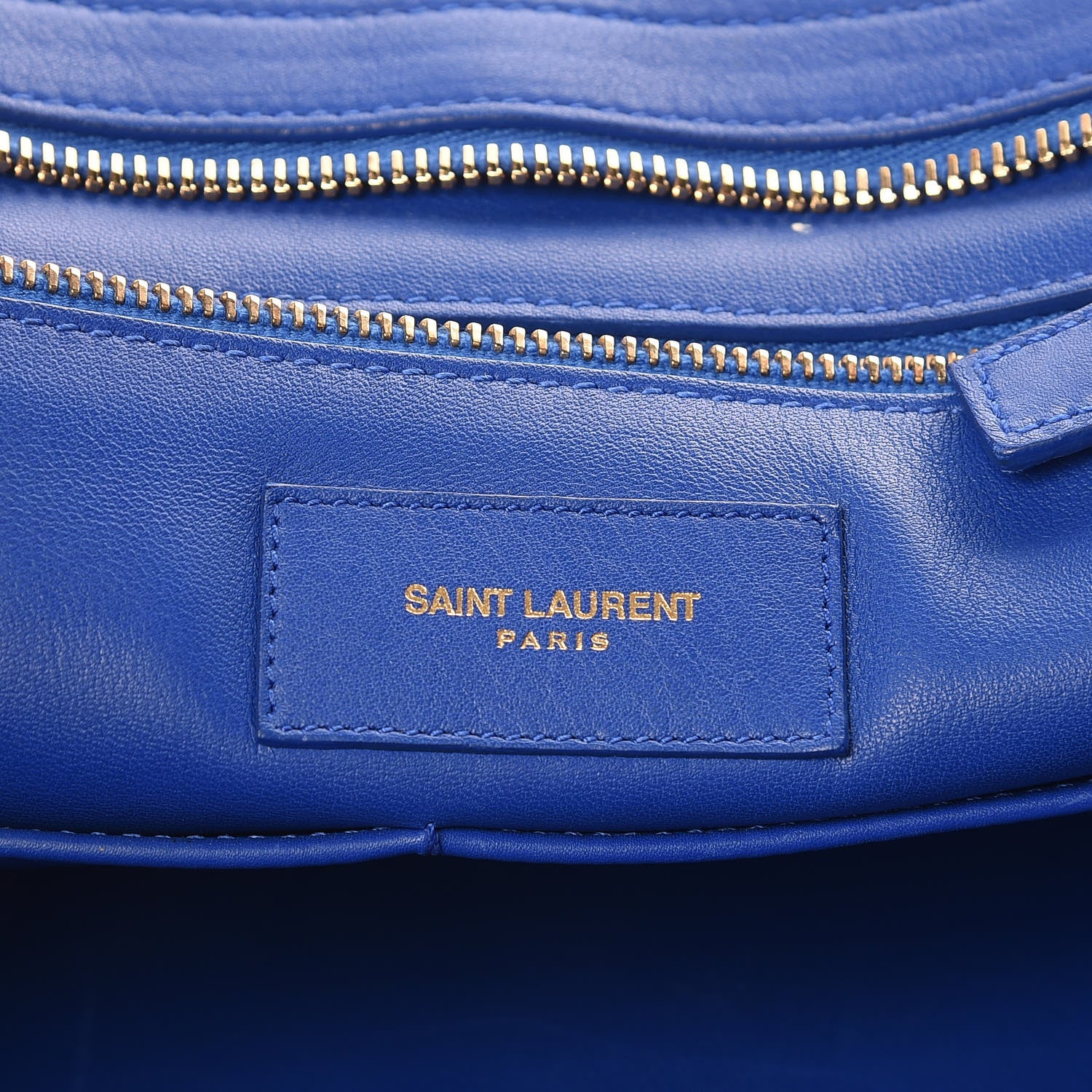 Saint Laurent Calfskin Medium Classic Y Cabas Royal Blue 7 of 24