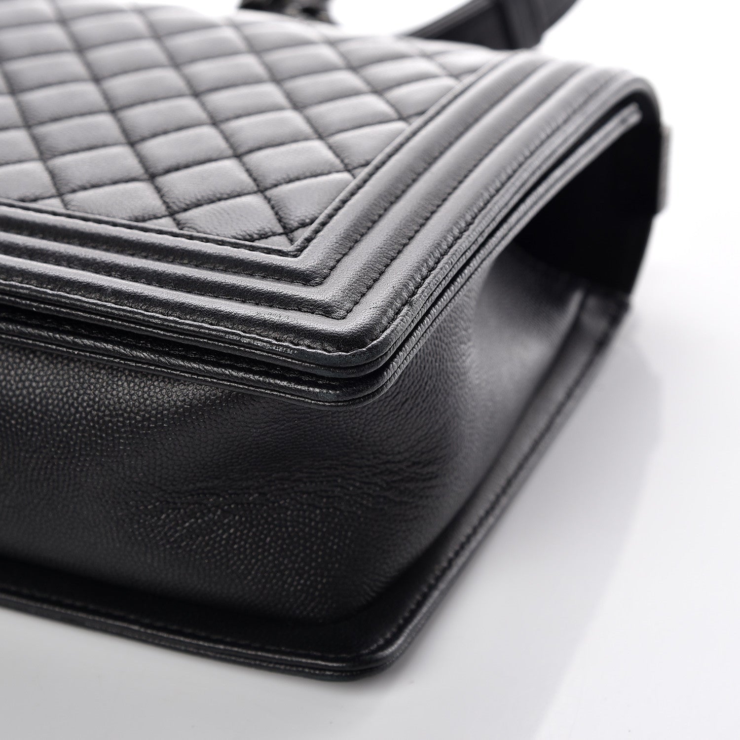 Chanel Caviar Quilted New Medium Boy Flap So Black 9 of 16