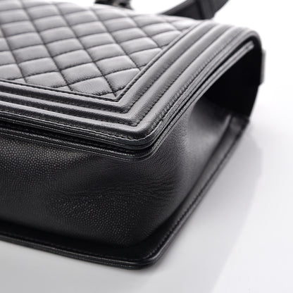 Chanel Caviar Quilted New Medium Boy Flap So Black 9 of 16