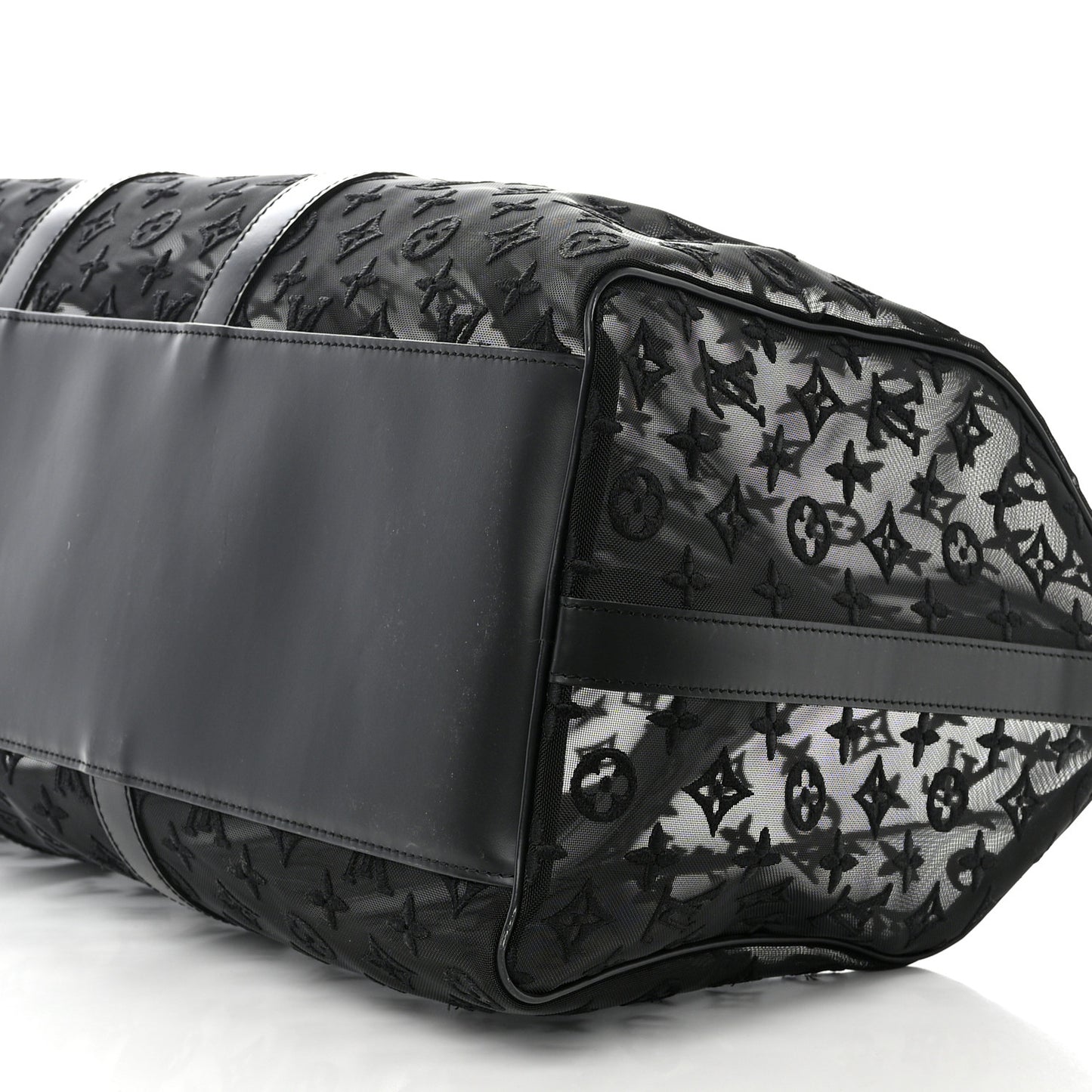 Monogram See Through Keepall Bandouliere 50 Black