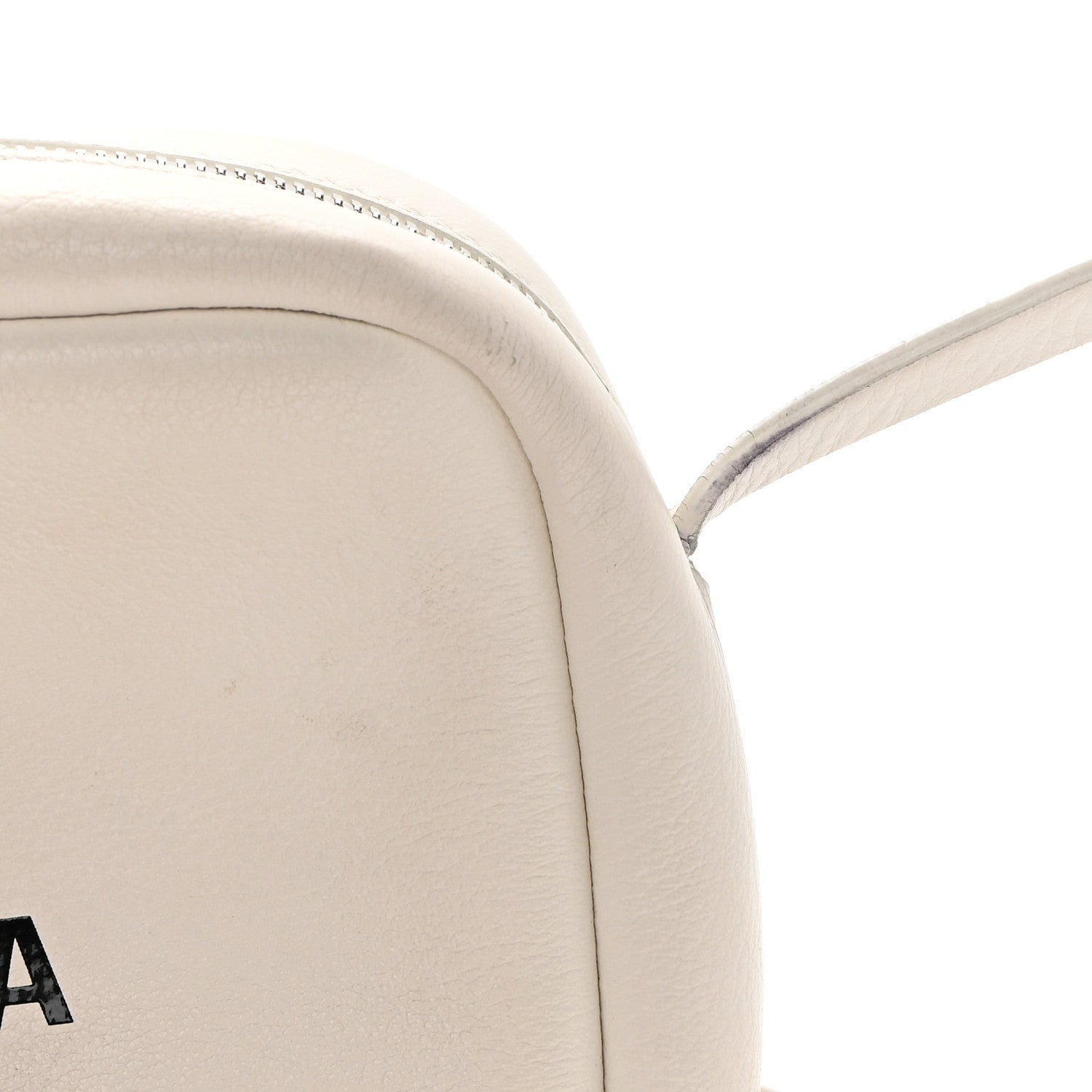 Balenciaga Calfskin Logo S Everyday Camera Bag White 13 of 18