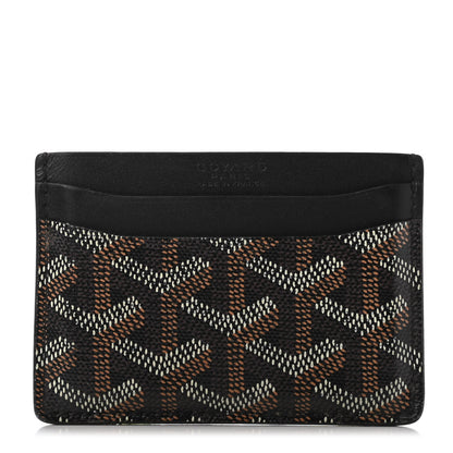 Goyard Goyardine Saint Sulpice Card Holder Black 1 of 4