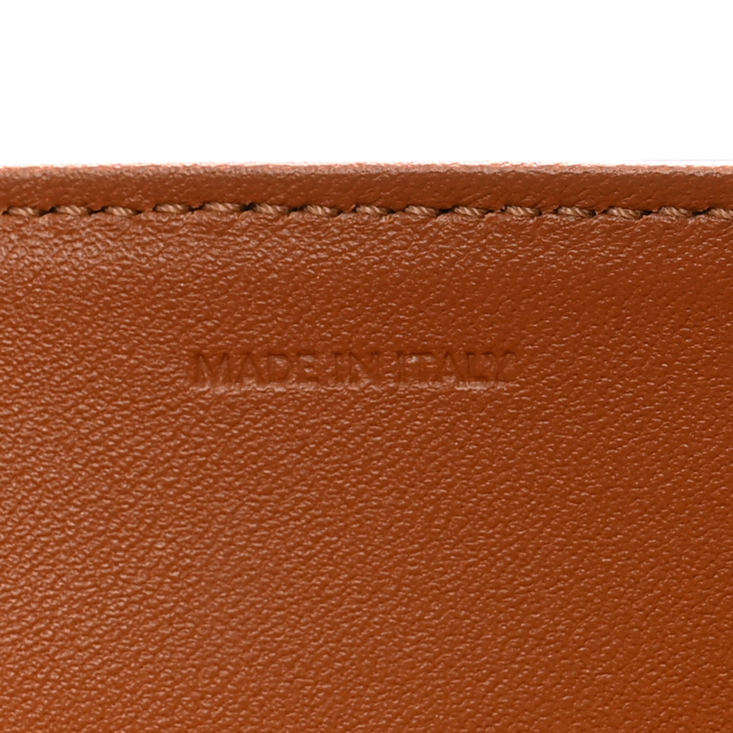 Celine Textile Calfskin Classique Triomphe Bag Natural Tan 8 of 14