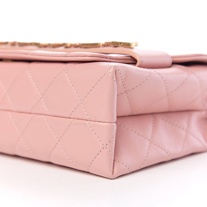 Chanel Calfskin Quilted Enchained Flap Light Pink 8 of 9