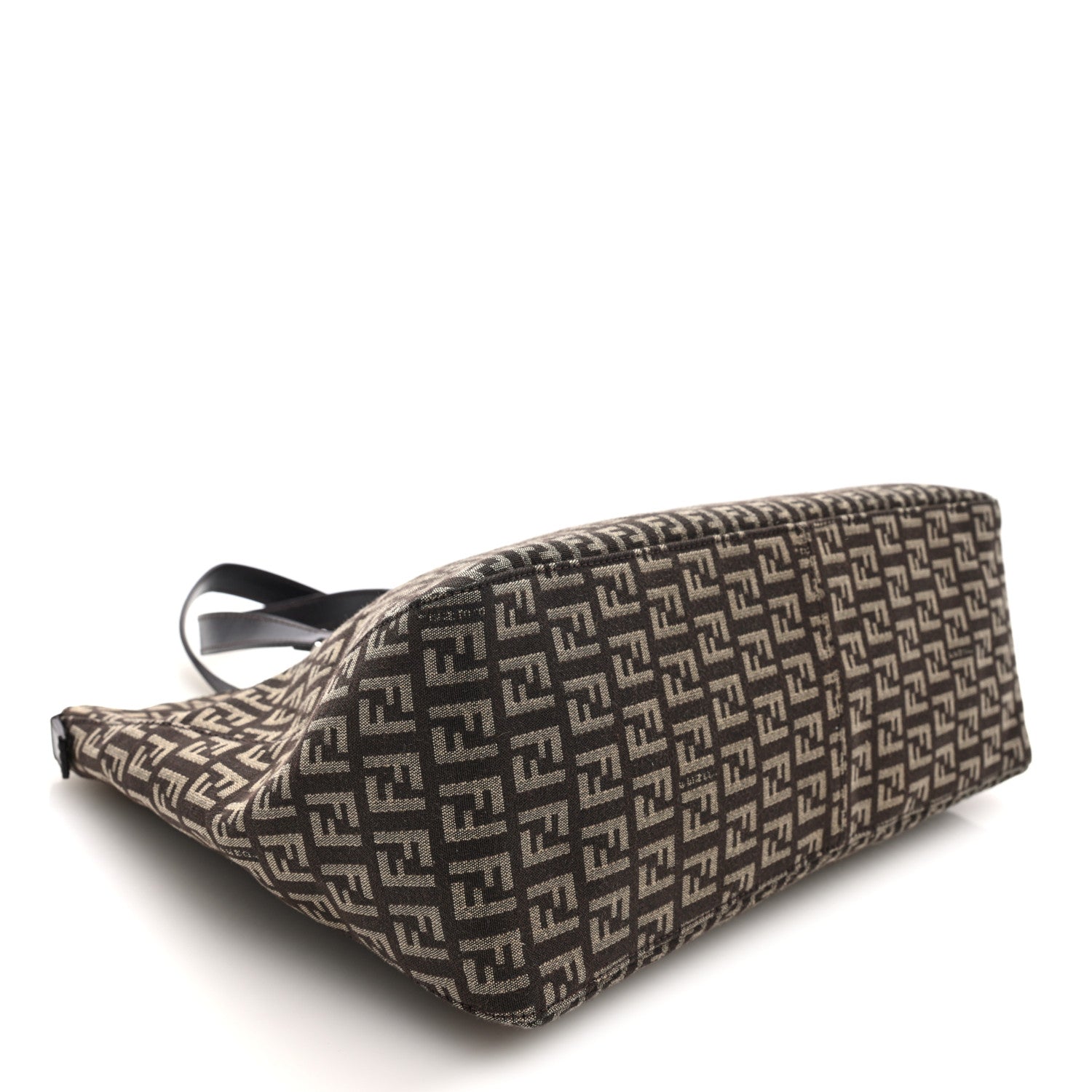 Fendi Zucchino Vitello Roll Tote Tobacco 1880908 – FASHIONPHILE