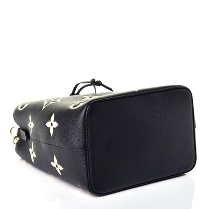 Louis Vuitton Empreinte Monogram Giant Neonoe MM Black Beige 4 of 9