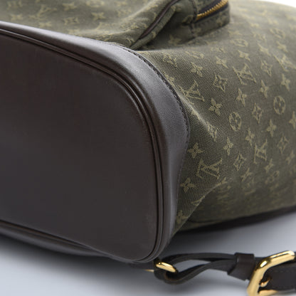 Louis Vuitton Mini Monogram Montsouris GM Backpack Kaki 9 of 11