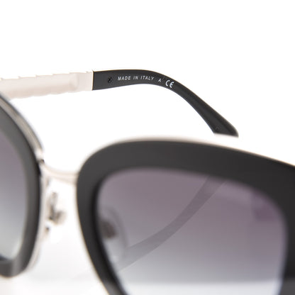 Chanel Cat Eye Quilted Sunglasses 5368 Black 6 of 8