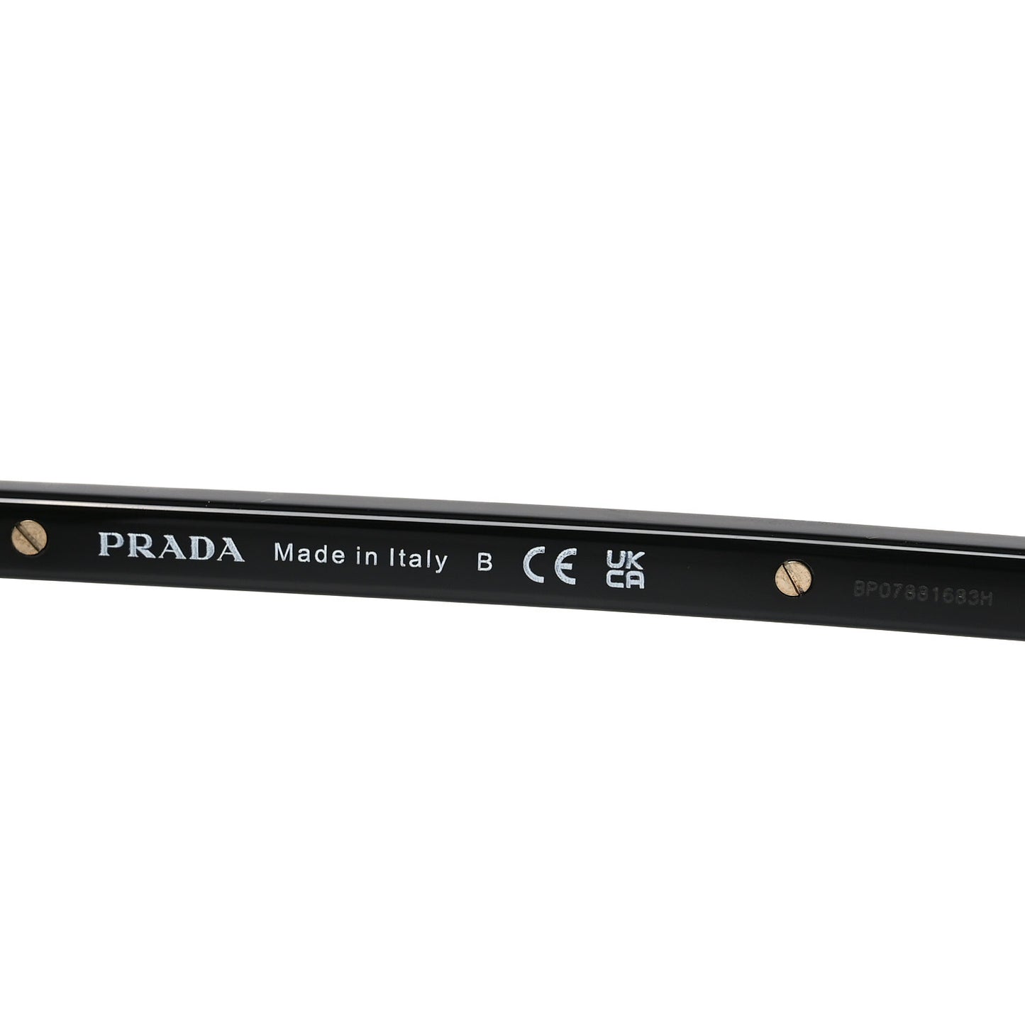 Acetate Iconic Metal Plaque Sunglasses SPR B15 Black