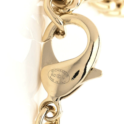 Chanel Crystal Chain CC Link Choker Gold Silver 5 of 7