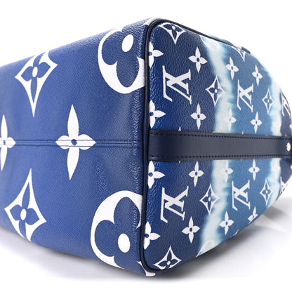 Louis Vuitton Monogram Escale Speedy Bandouliere 30 Blue 9 of 9