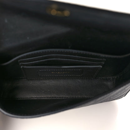 Givenchy Calfskin Embossed Logo Bond Chain Camera Bag Black 5 of 9