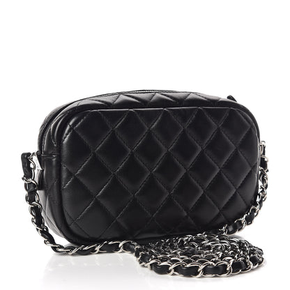Chanel Lambskin Quilted Small Timeless Camera Case Black 3 of 10